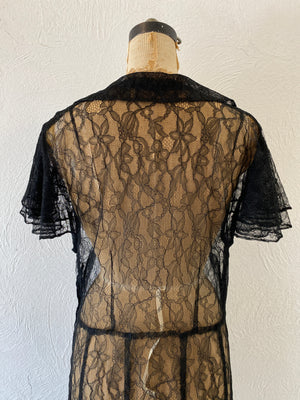 black  lace dress