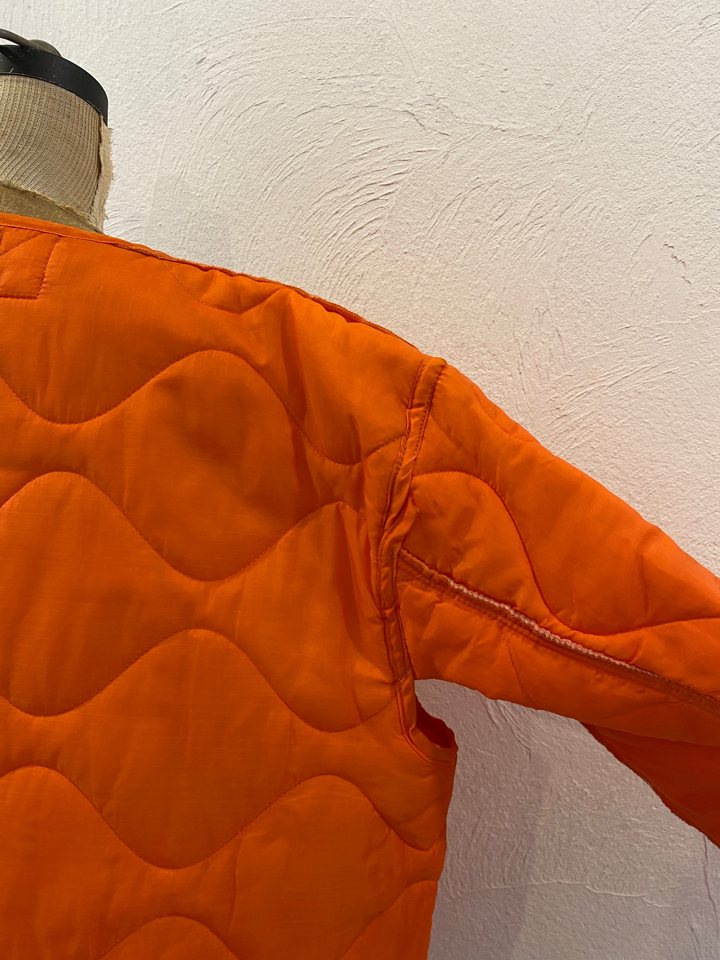 orange quilting liner jacket