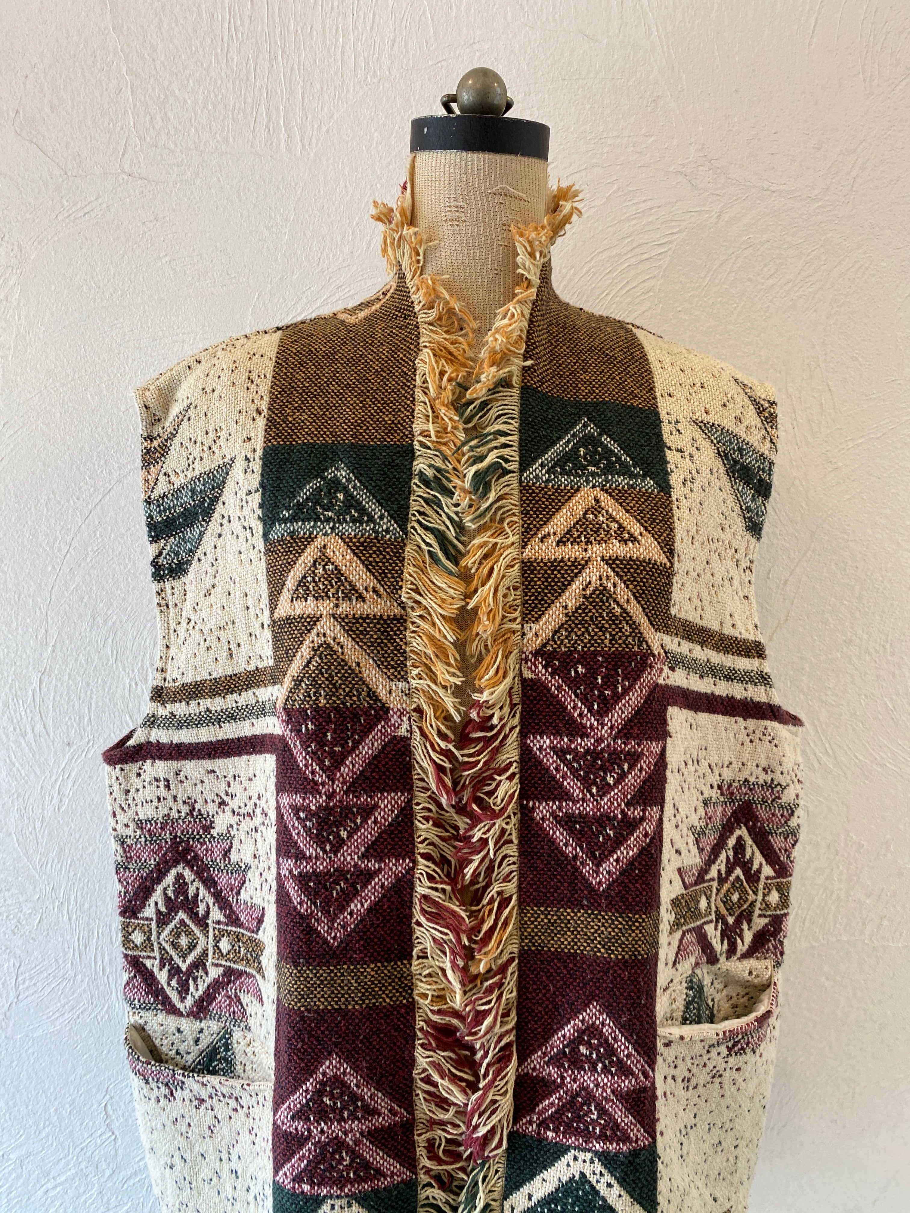 gobelin fringe vest