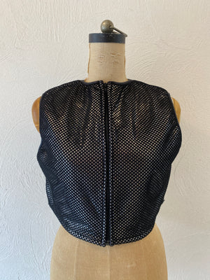 silver bonding mesh vest