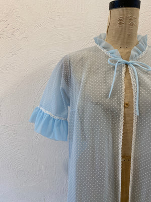 dot through gown