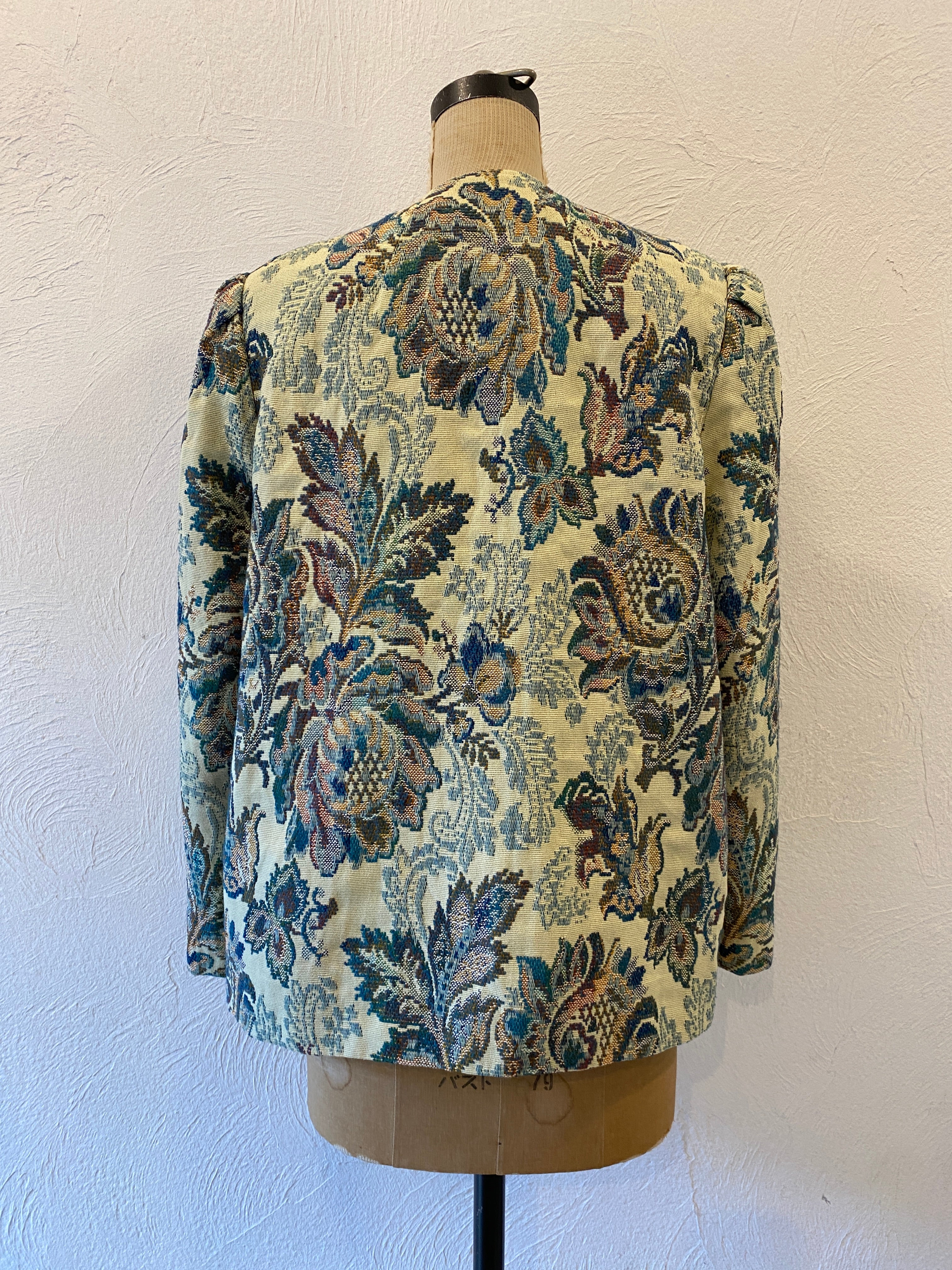 jacquard flower jacket