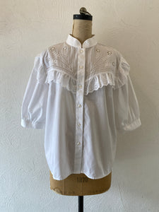 white lace blouse