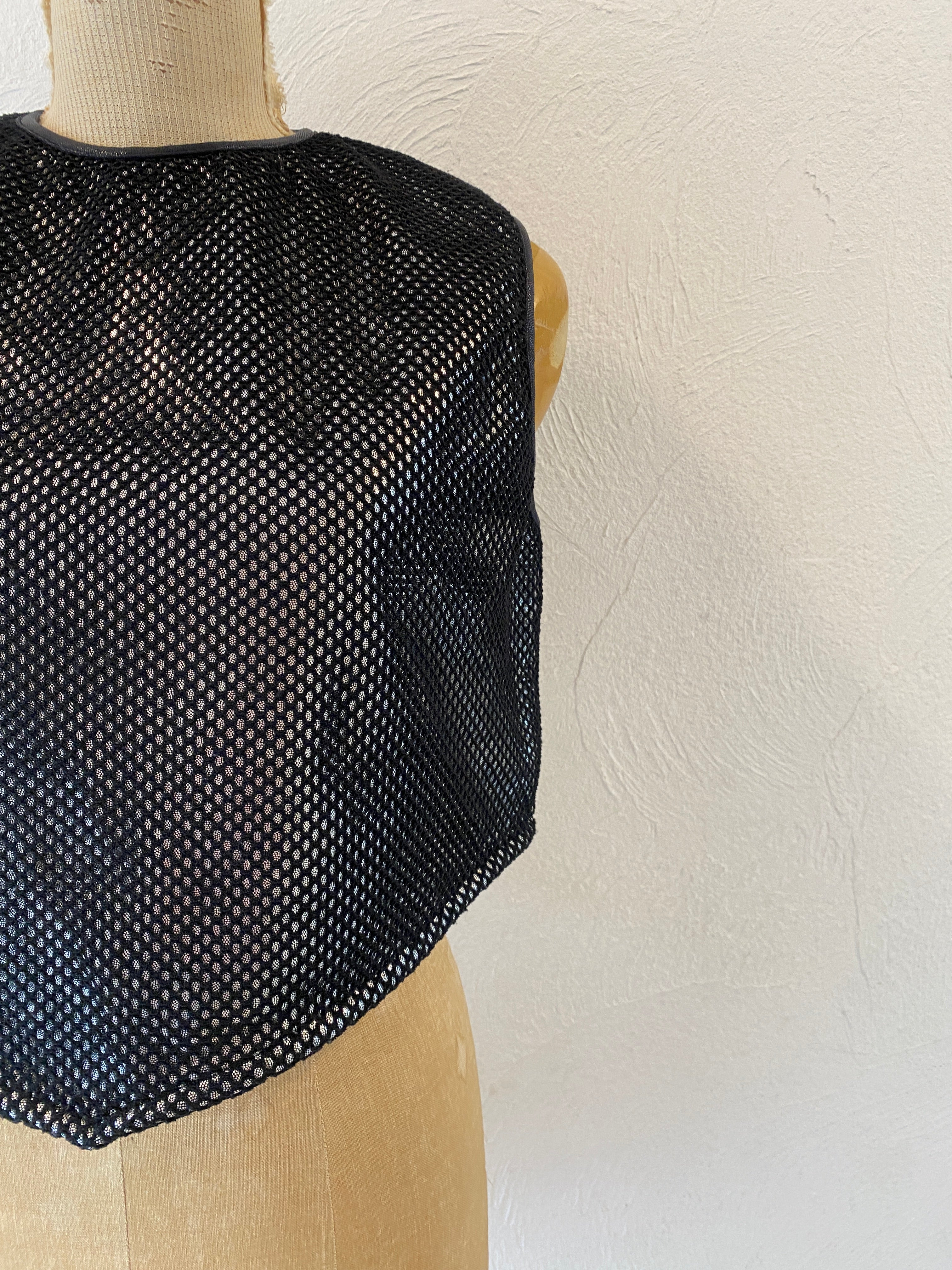silver bonding mesh vest