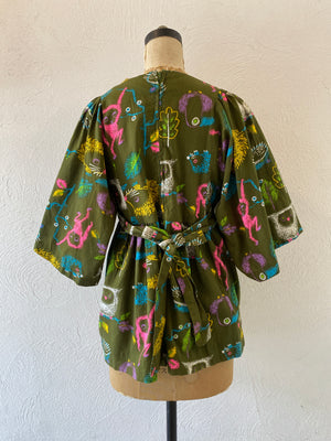 animal blouse