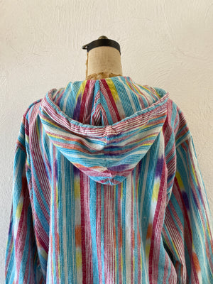 mix stripe pullover