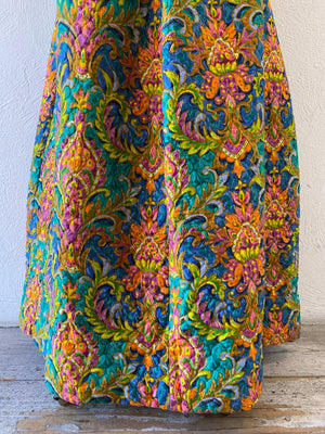 vintage quilt skirt