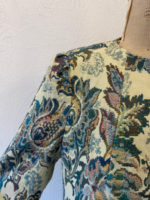 jacquard flower jacket