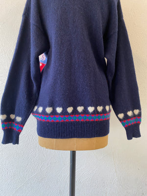 duck pig cow knit cardigan