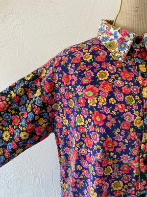 flower cotton shirts