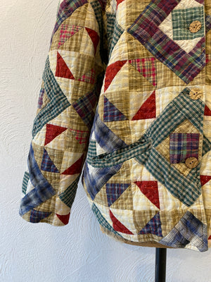 2way patchwork jacket