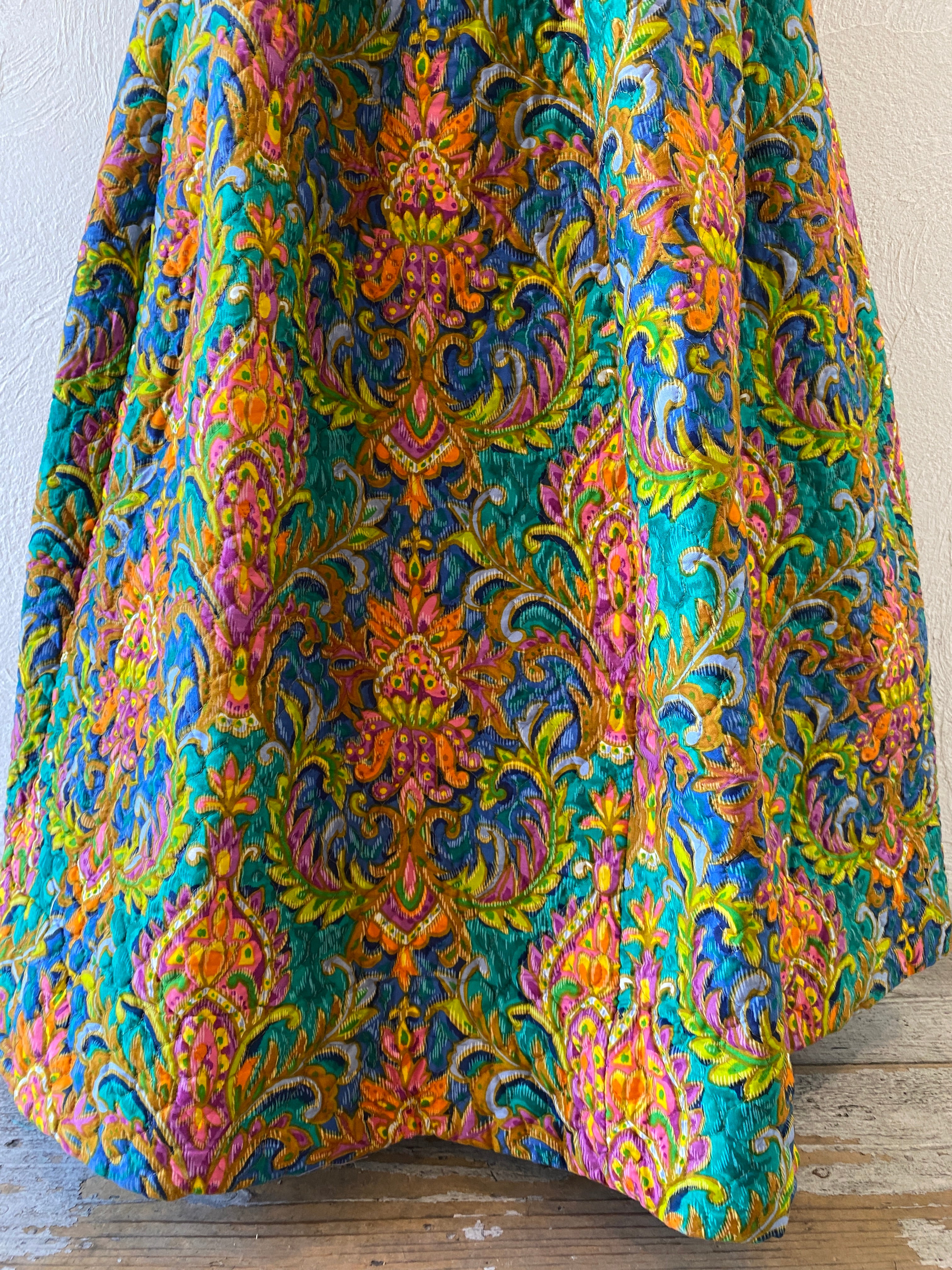 vintage quilt skirt