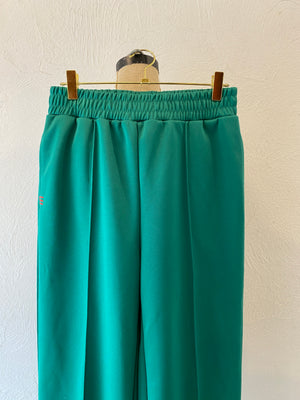 green jersey pants