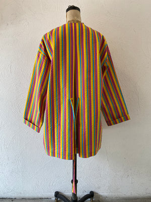 mulch stripe cotton jacket