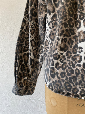 white leopard jacket