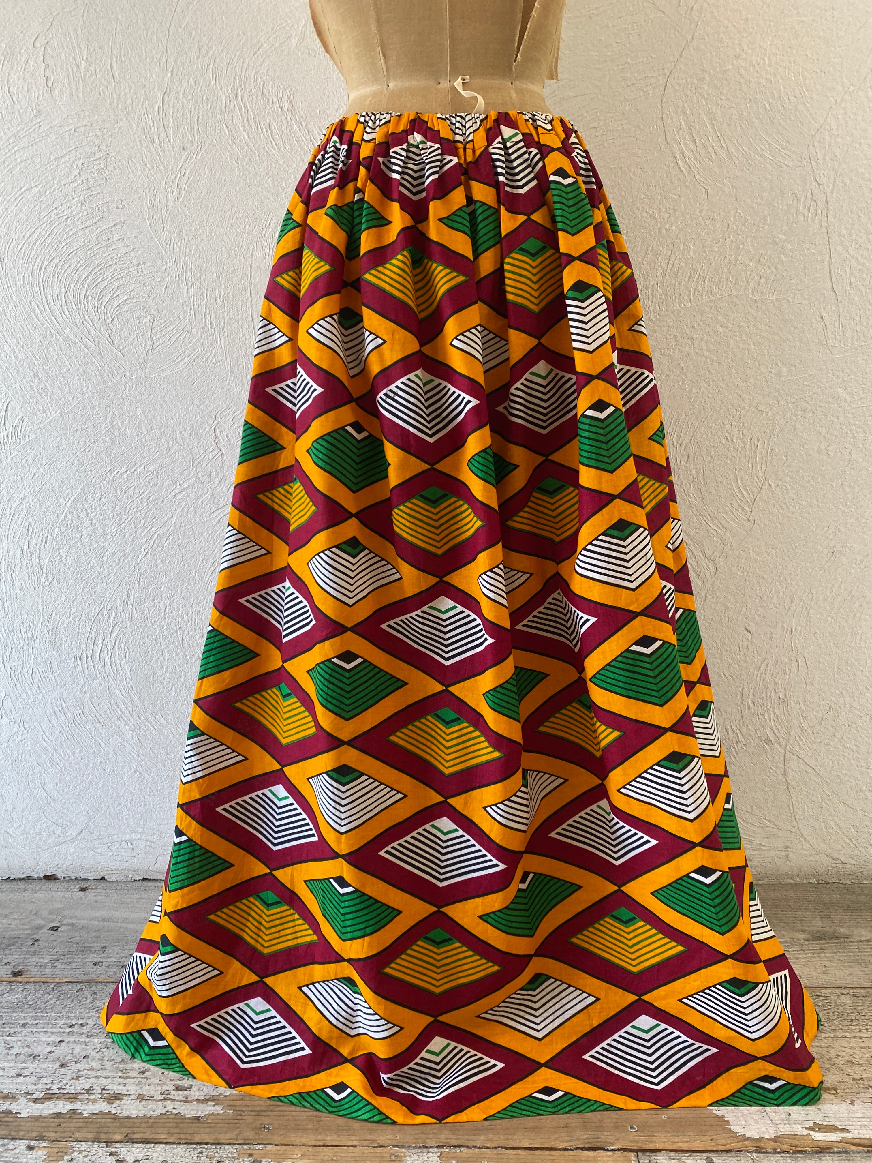 long cotton skirt
