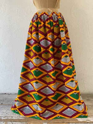 long cotton skirt