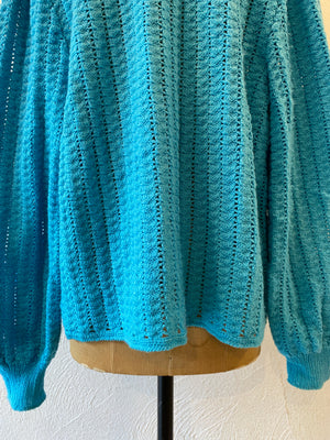 oversize knit jacket