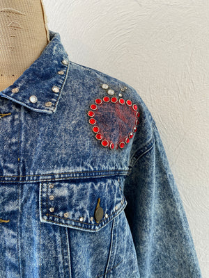 studs denim jacket