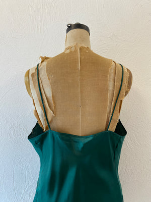 green lace camisole