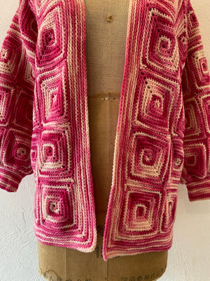 hand knit cardigan