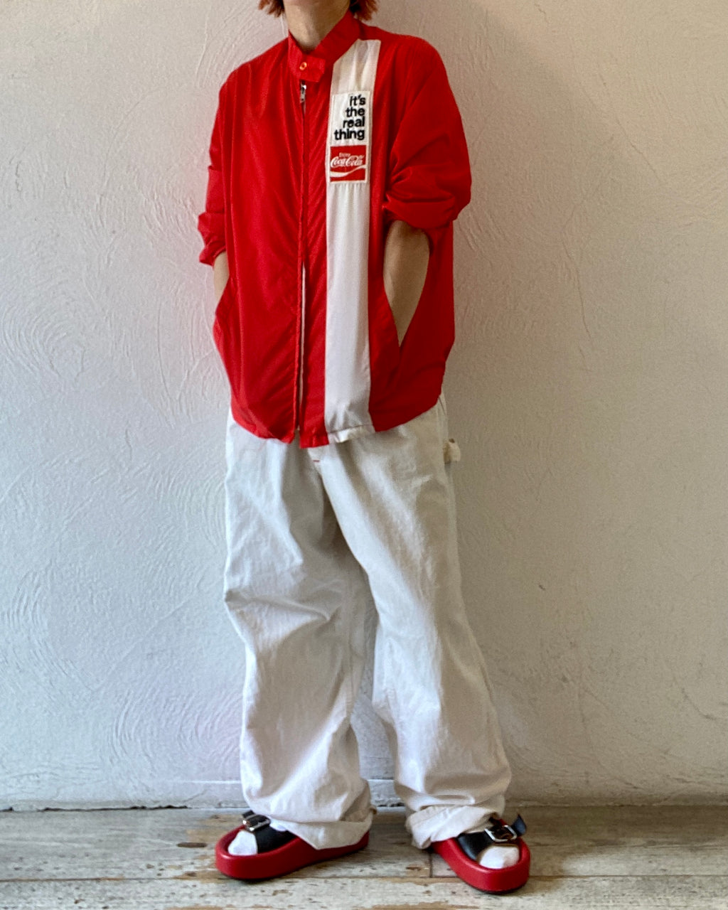 cola nylon blouson