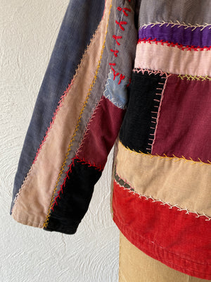 vintage patchwork jacket