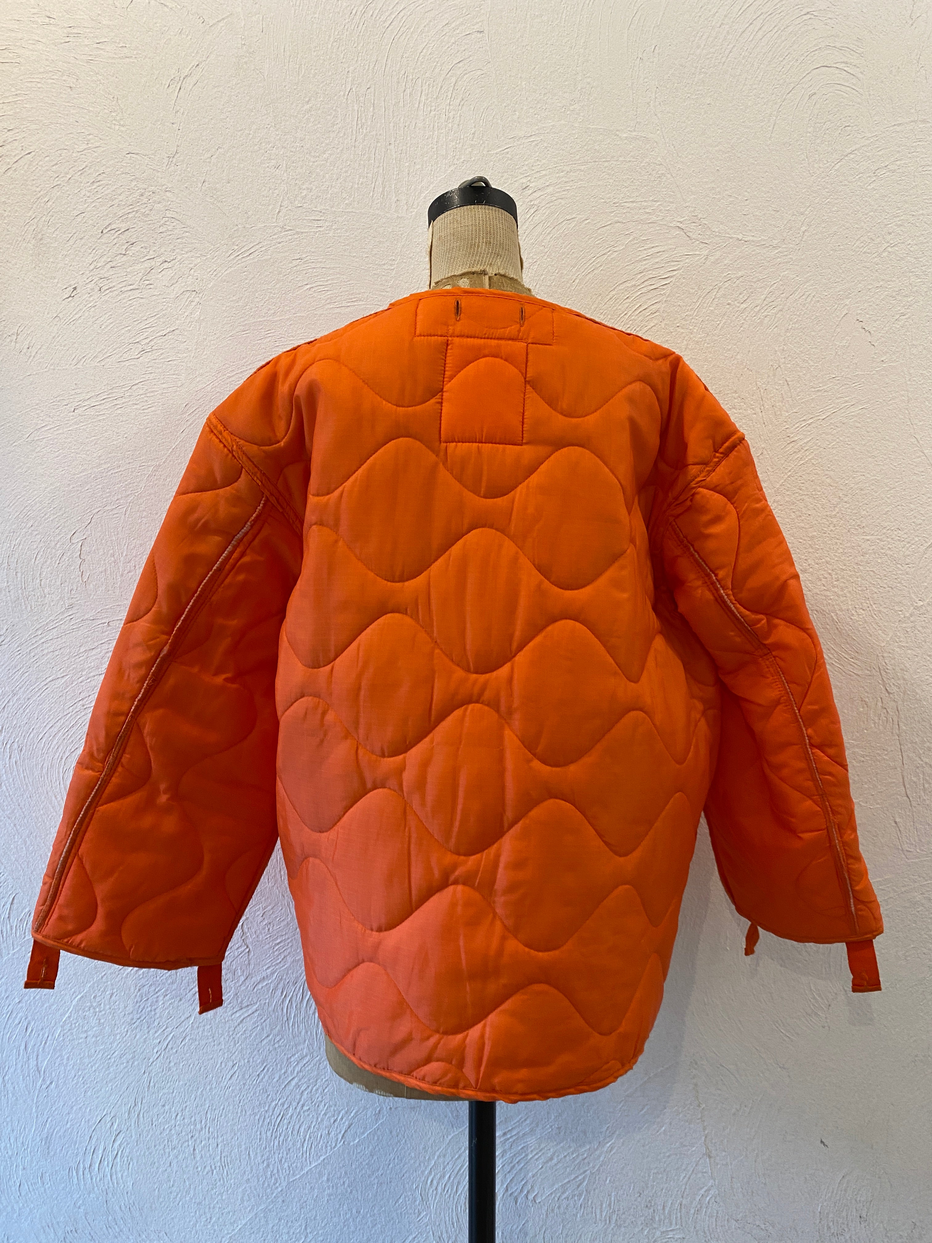 orange quilting liner jacket