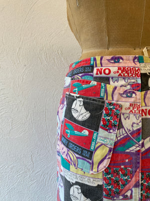 american comic skirt