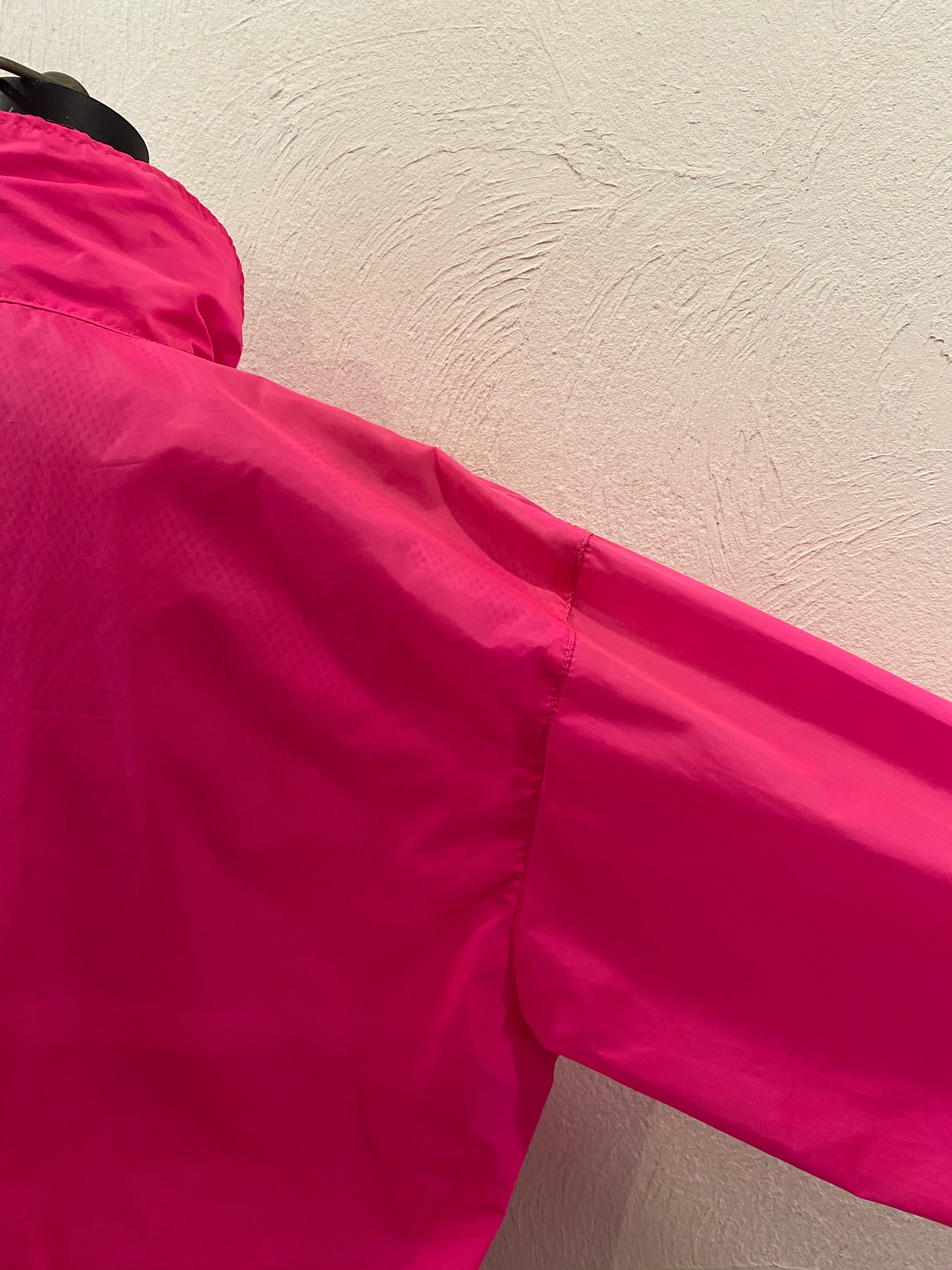 neon pink nylon blouson