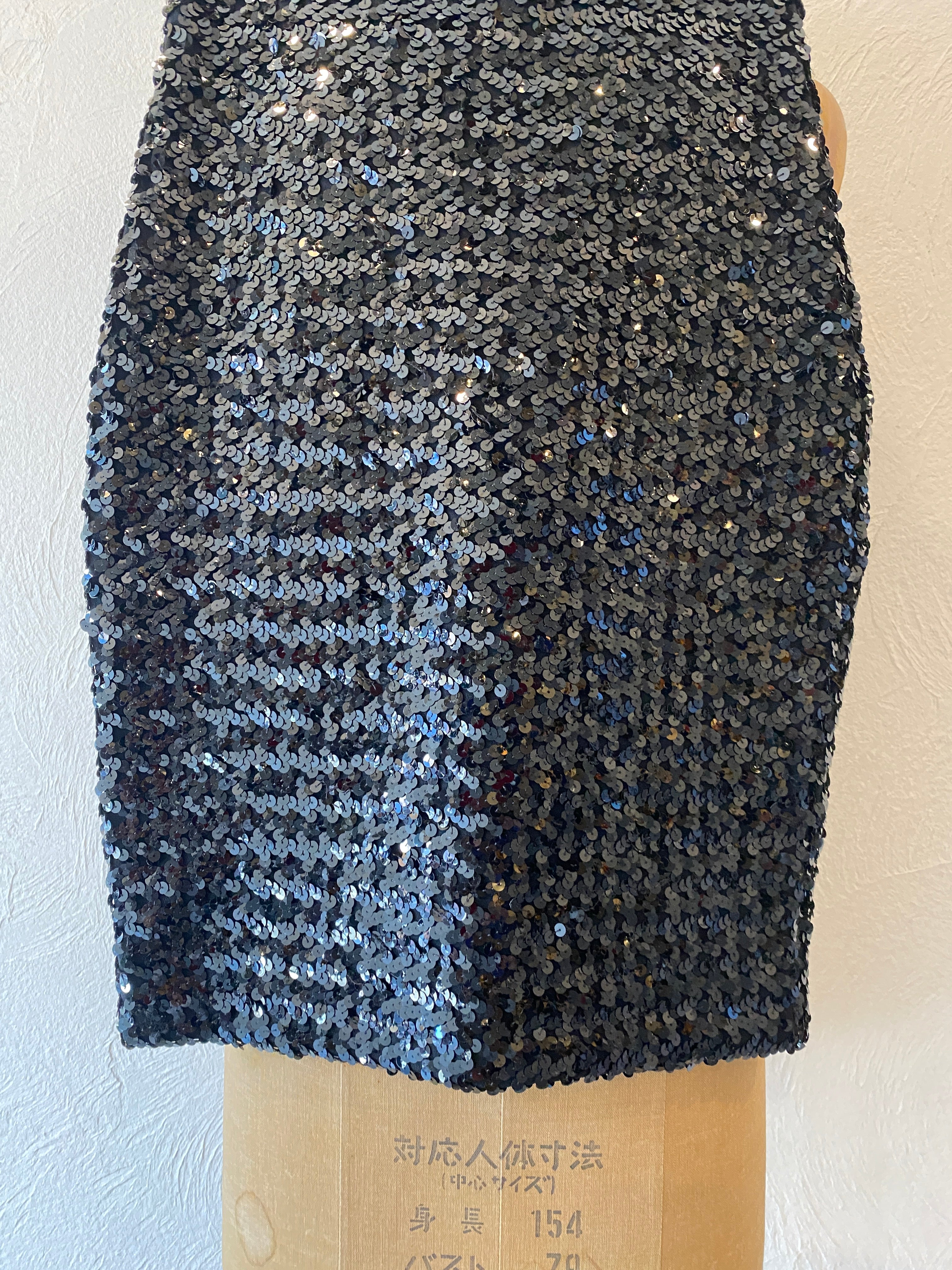 spangle knit skirt