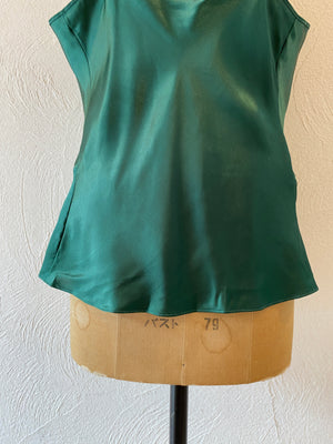 green lace camisole