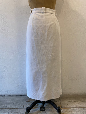 white corduroy skirt