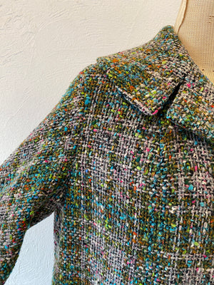 vintage tweed coat