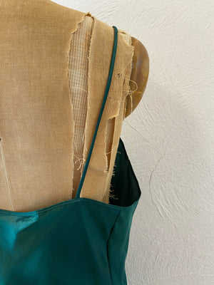green lace camisole