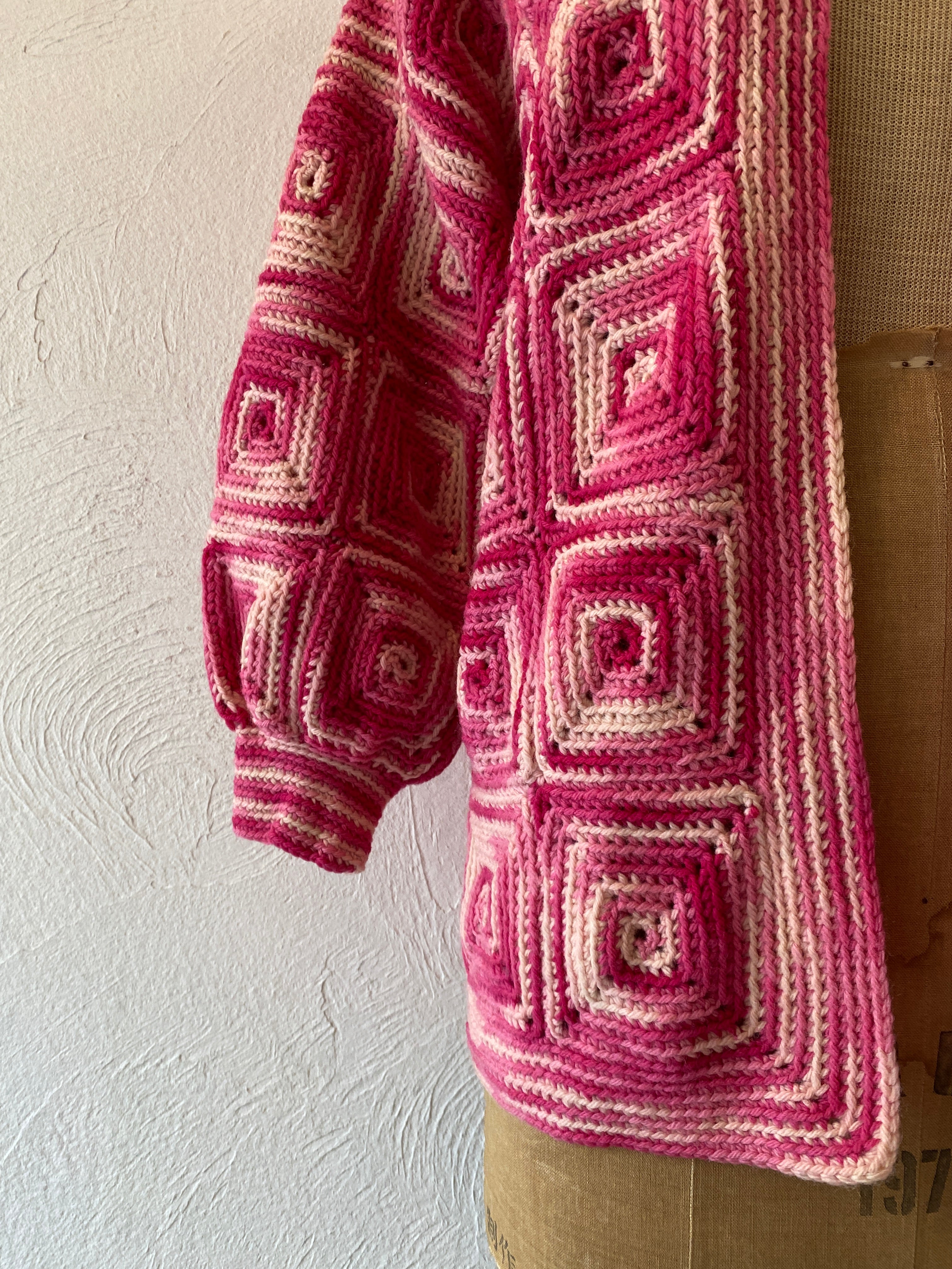 hand knit cardigan