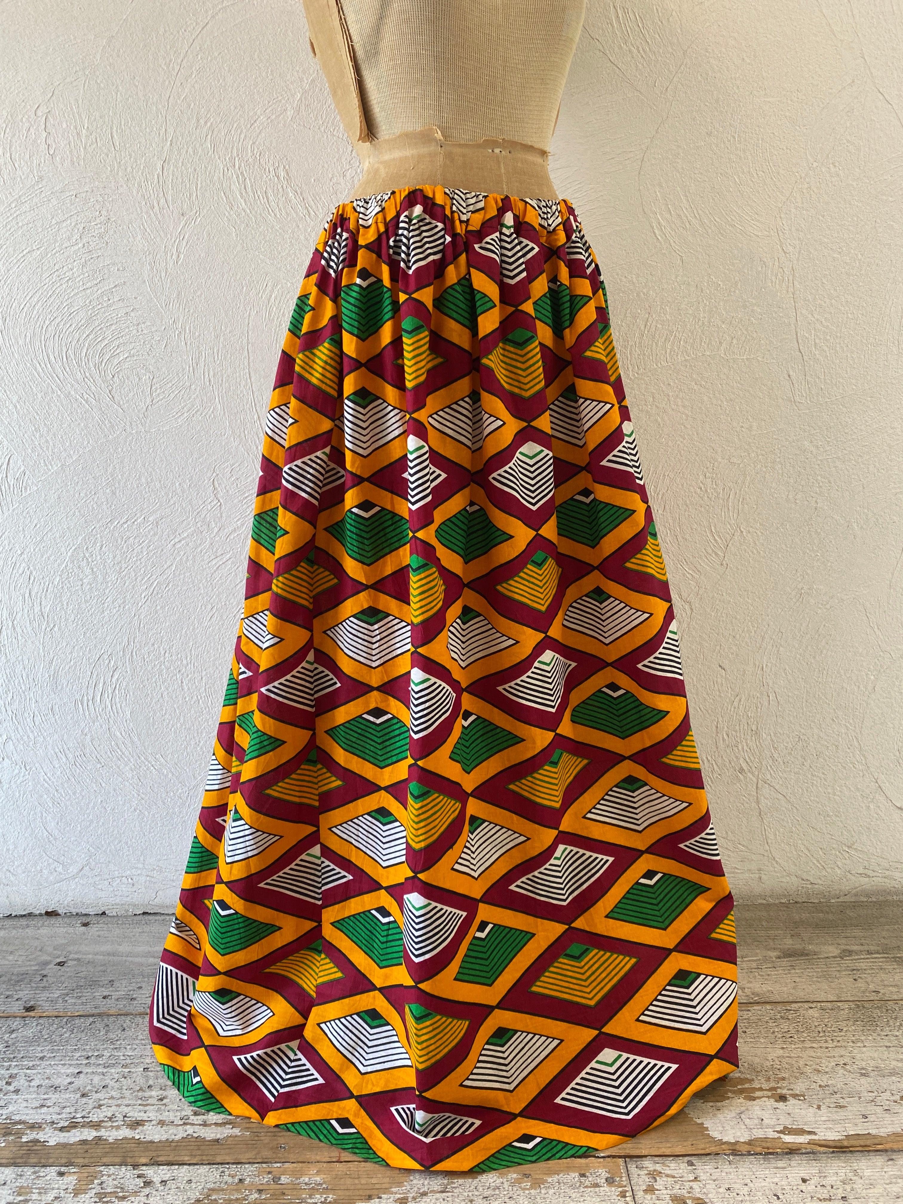 long cotton skirt