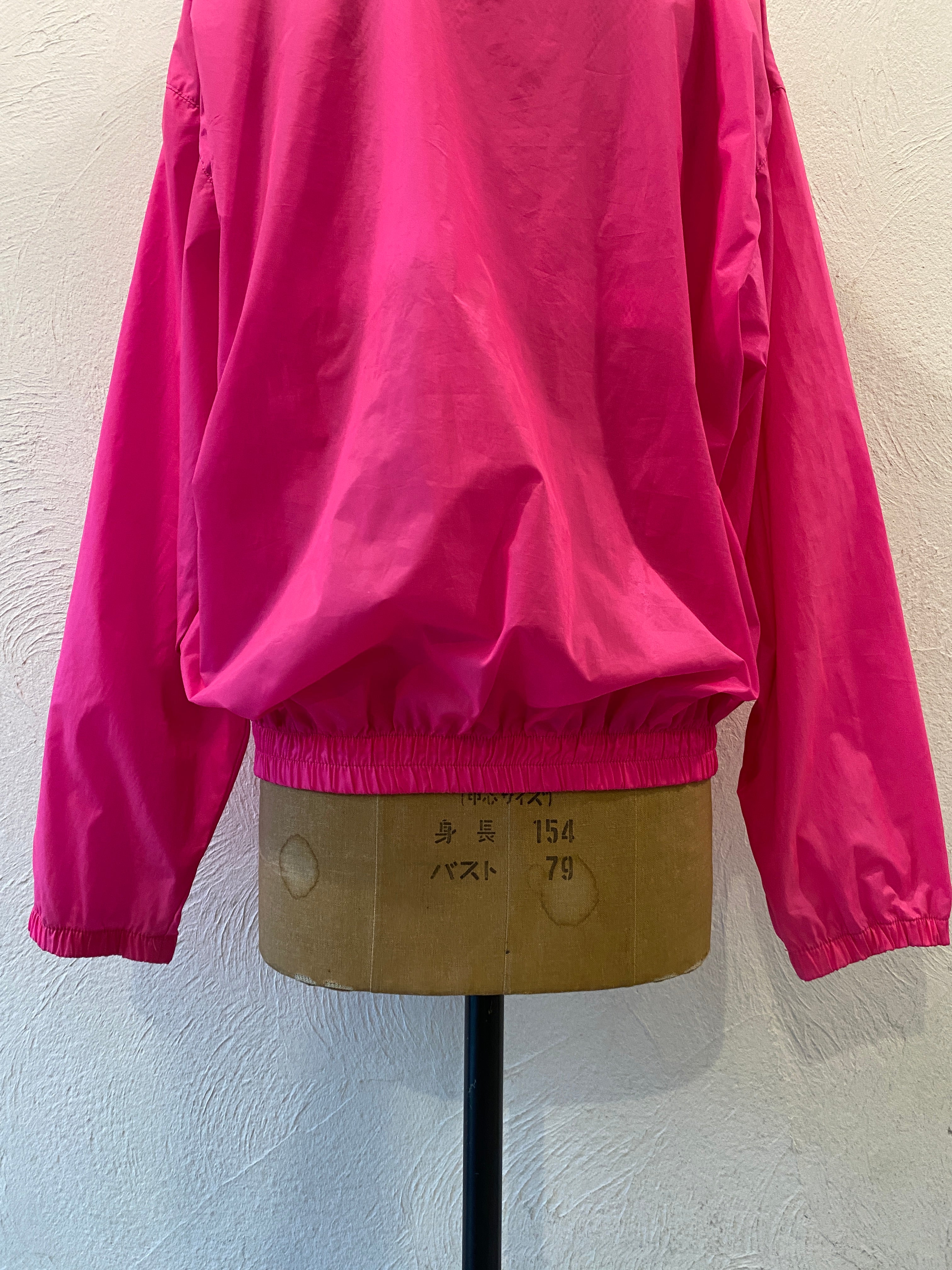 neon pink nylon blouson