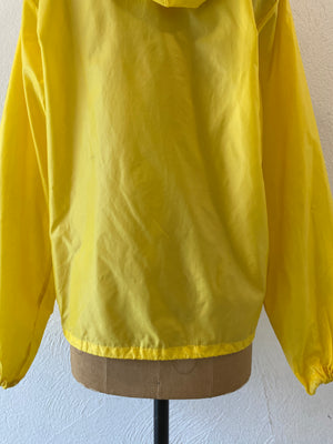 yellow nylon hoodie