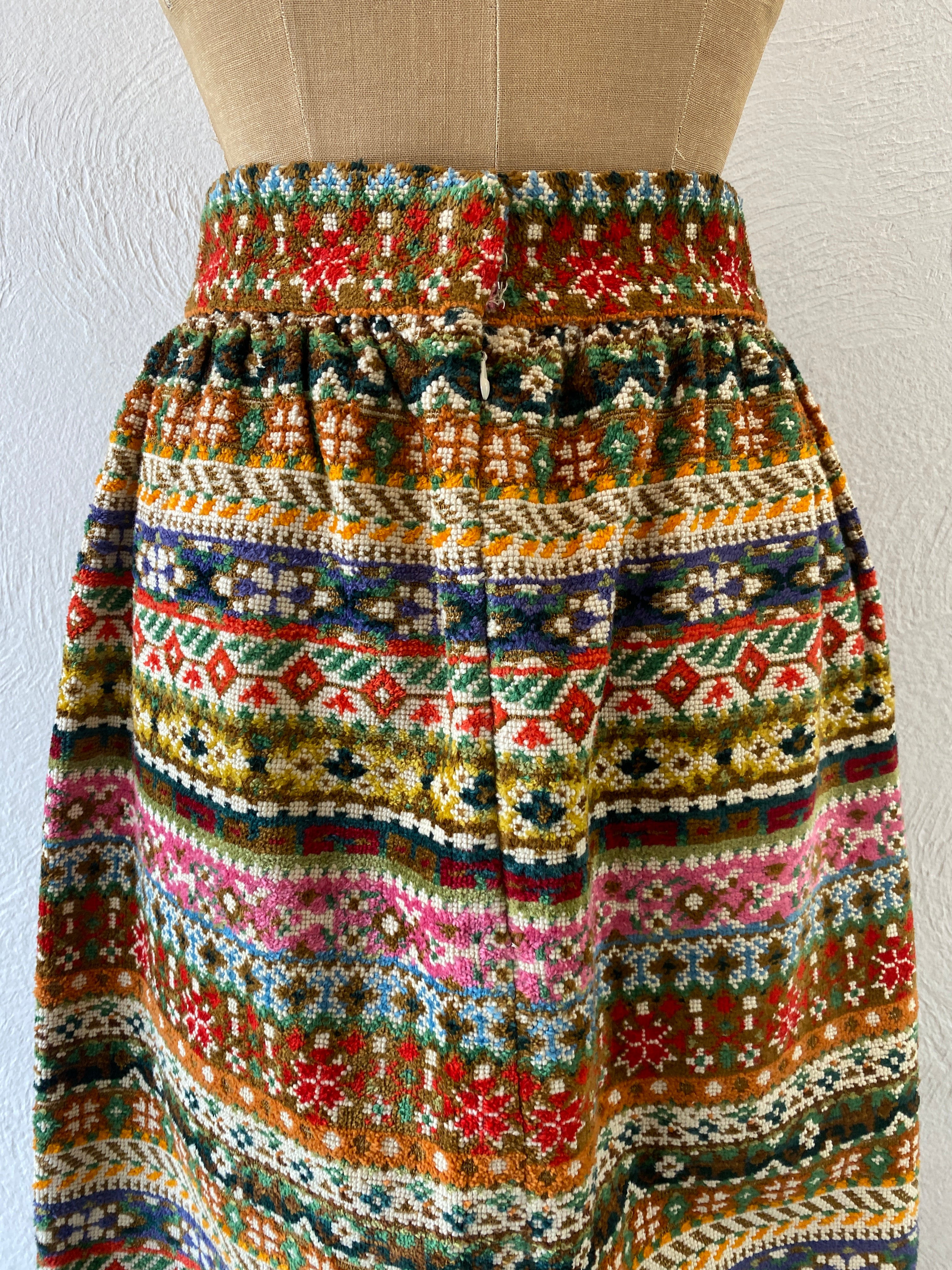 vintage fabric skirt
