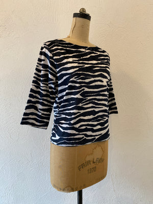 zebra velours T