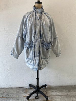chemical wash padding jumper