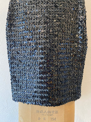 spangle knit skirt