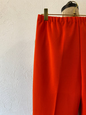 orange ester pants