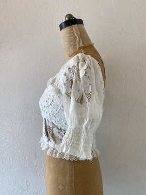 corset lace blouse