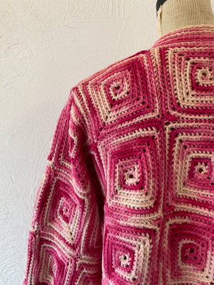 hand knit cardigan