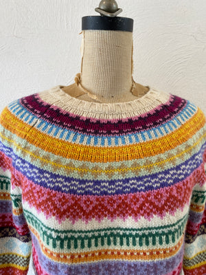 mix boarder knit
