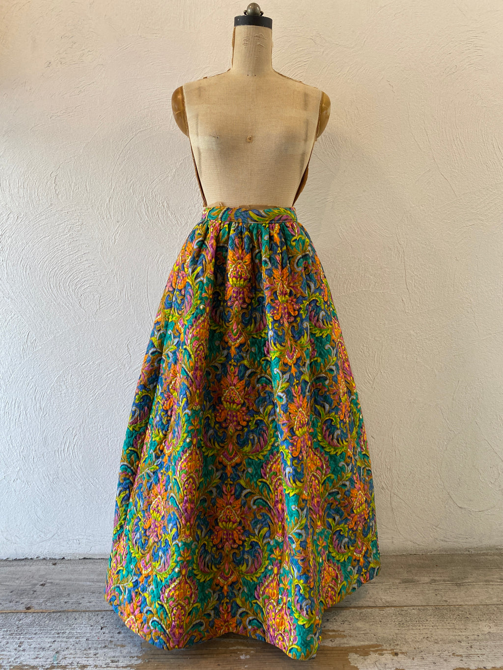 vintage quilt skirt