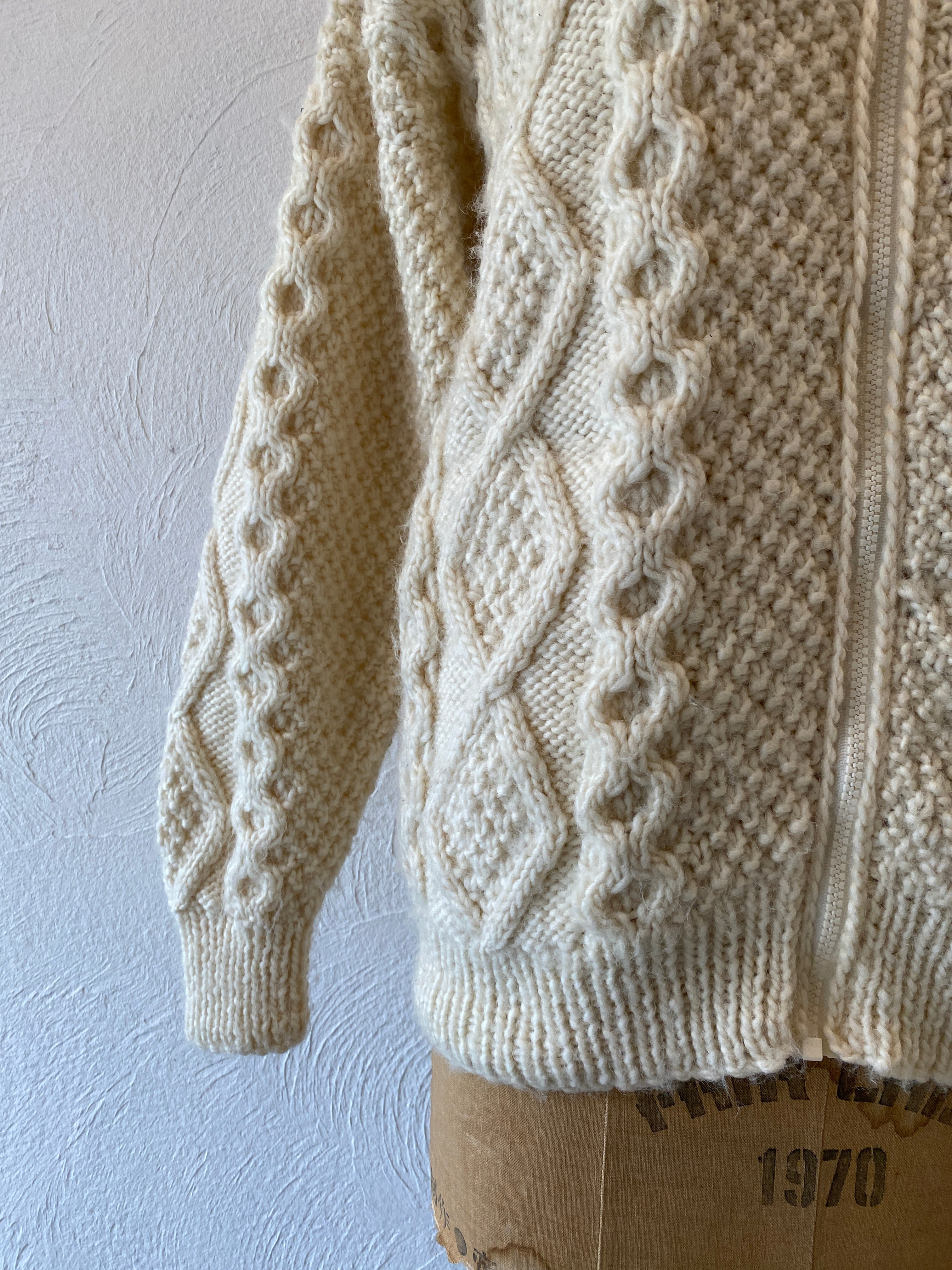 aran knit jumper