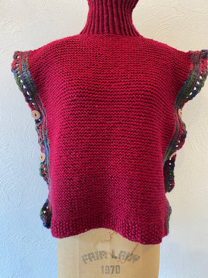 hand knit vest